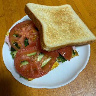 野菜たっぷりホットサンド